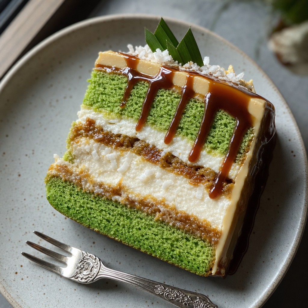 Cendol Cake Malaysia: Pandan Gula Melaka in Modern Patisserie